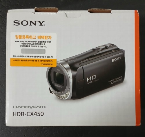 소니 핸디캠 HDR-CX450 미개봉 새상품